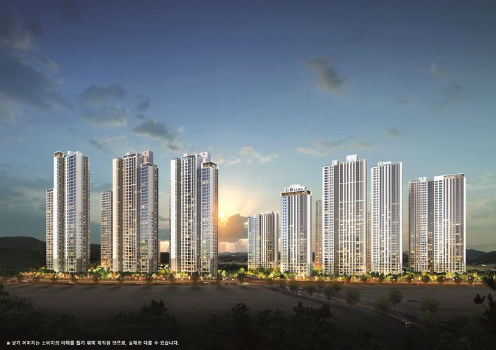 [서울=뉴시스] 도안자이 센텀리체 투시도. (사진=GS건설 제공) 2026.04.10. photo@newsis.com *재판매 및 DB 금지