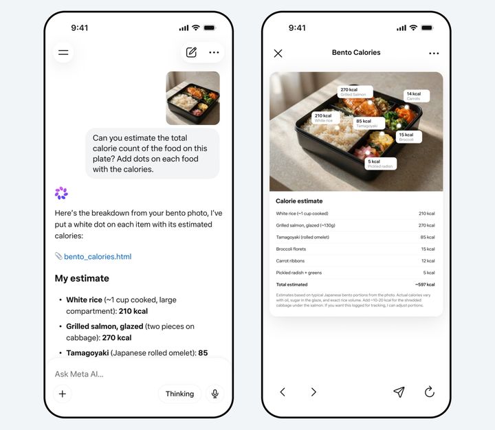 [서울=뉴시스] 메타는 8일(현지 시간) 메타초지능연구소(MSL)에서 개발한 거대언어모델(LLM) 시리즈 '뮤즈'와 신규 모델 '뮤즈 스파크'를 공개했다. (사진=메타 블로그) *재판매 및 DB 금지