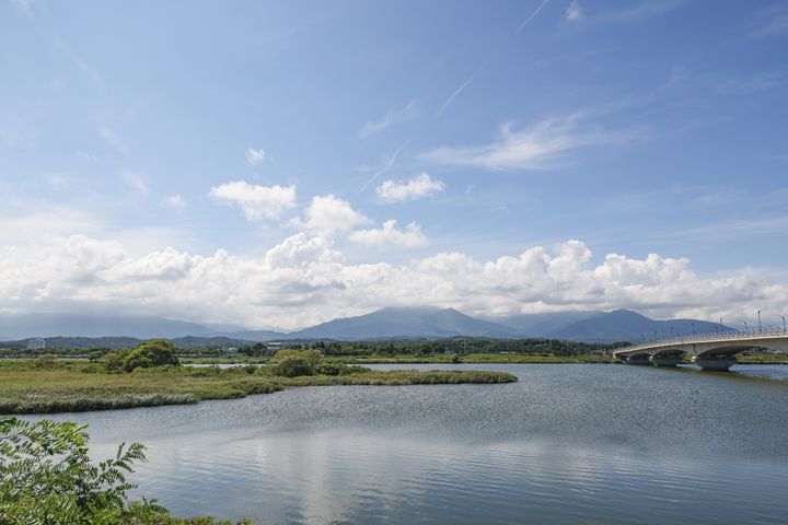 [양양=뉴시스] 양양 남대천 전경.(사진=양양군 제공)photo@newsis.com *재판매 및 DB 금지