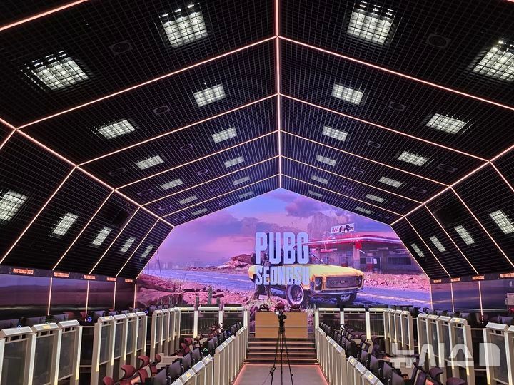 [서울=뉴시스]오동현 기자 = 크래프톤 산하 펍지 스튜디오가 글로벌 인기 게임 '펍지: 배틀그라운드' IP를 활용한 복합 문화공간 '펍지 성수'를 오는 11일 서울 성수동에 개장한다. 2025.07.10 odong85@newsis.com *재판매 및 DB 금지