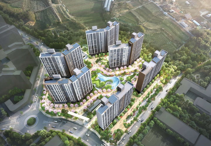 [서울=뉴시스] 첨단3지구 A8블록 ‘호반써밋 첨단3지구’ 조감도. 2026.04.10. photo@newsis.com *재판매 및 DB 금지