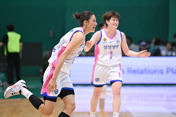 [서울=뉴시스] 여자프로농구 용인 삼성생명의 이해란. (사진=WKBL 제공) *재판매 및 DB 금지