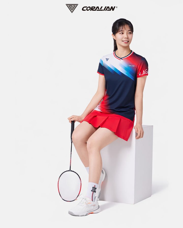 [서울=뉴시스] '2026 전국 배드민턴 대회 코랄리안배 스매시컵' 현장을 찾는 코랄리안 공식 앰버서더 김소영. (사진=코랄리안 제공) *재판매 및 DB 금지