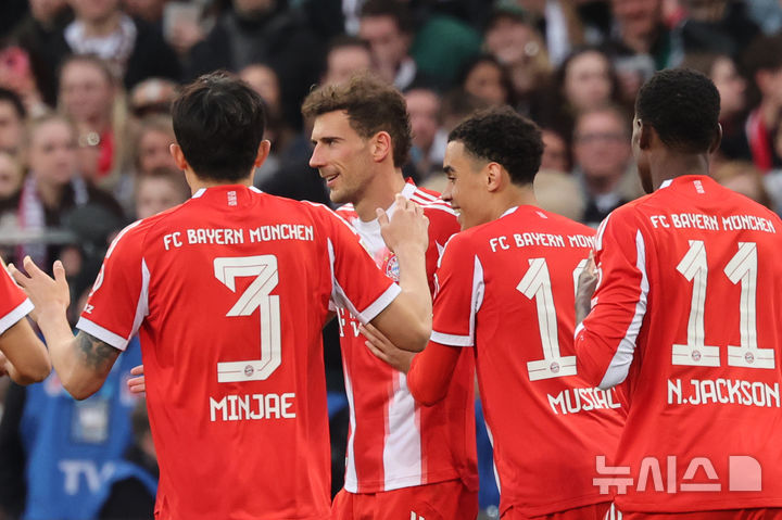 [함부르크=AP/뉴시스] 독일 프로축구 분데스리가 바이에른 뮌헨의 김민재. 2026.04.11.