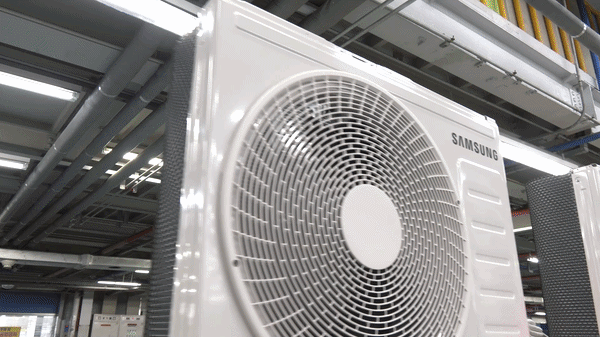 [서울=뉴시스] 삼성전자가 지난 2월부터 광주사업장의 에어컨 생산라인을 풀가동하고 있다고 12일 밝혔다. (사진=삼성전자 제공) 2026.4.12. photo@newsis.com *재판매 및 DB 금지