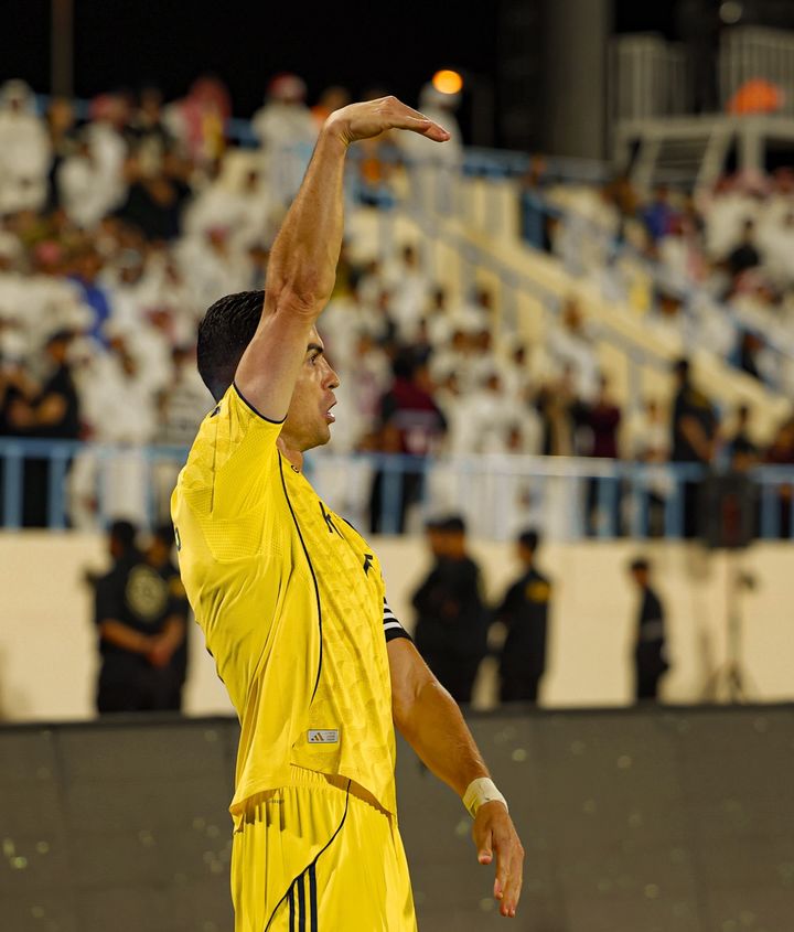 [서울=뉴시스] 사우디아라비아 알 나스르의 크리스티아누 호날두. (사진=알 나스르 SNS 캡처) 2026.04.12. photo@newsis.com *재판매 및 DB 금지