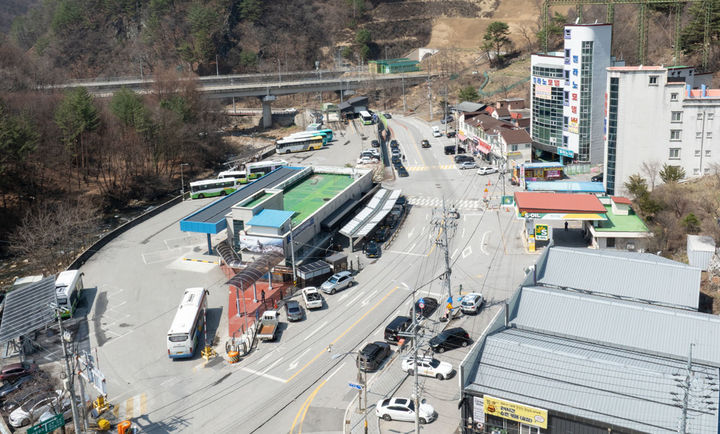 정선군 고한·사북공영터미널 전경.(사진=정선군 제공) *재판매 및 DB 금지