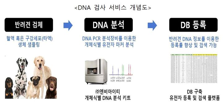 DNA 검사 서비스 개념도 (사진=과학기술정보통신부 제공) *재판매 및 DB 금지