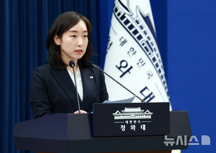 비상경제 현안점검회의 관련 브리핑 하는 전은수 대변인