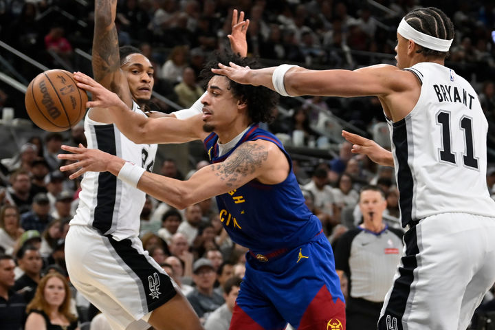 [샌안토니오=AP/뉴시스] 미국프로농구(NBA) 덴버 너기츠의 줄리안 스트로더. 2026.04.12.