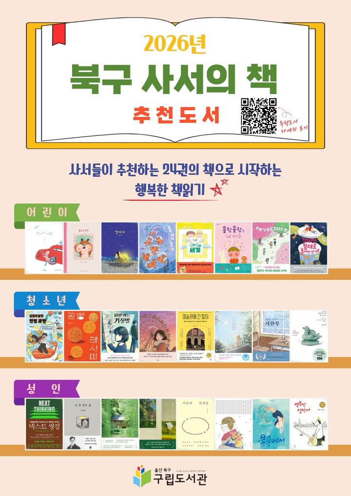 울산 북구, 사서의 책 사업 운영…독서 행사 마련