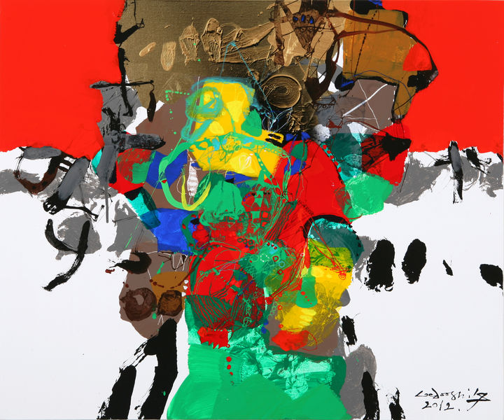 이두식_잔칫날 60.6x72.7cm Acrylic on canvas 2012 *재판매 및 DB 금지