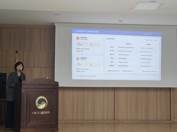 먹는 알부민 관련 전문가 설명 보도 이미지