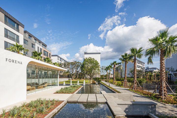 [서울=뉴시스] 한화포레나 제주에듀시티 단지 전경. (사진=한화 건설부문 제공) 2026.04.14. photo@newsis.com *재판매 및 DB 금지