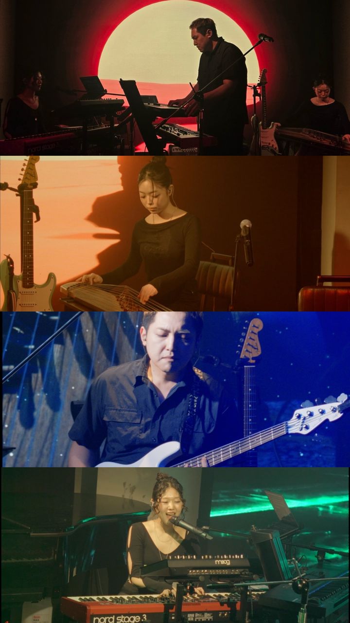 국악 크로스오버 밴드 시오트가 지난 9일 서울 마포구 클럽온에어에서 정규 1집 발매 기념 첫 단독 공연 'NAVI'(나비) 쇼케이스를 열었다. (사진=시오트 제공) *재판매 및 DB 금지