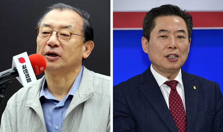 [광주=뉴시스] 초대 전남광주통합특별시장 국민의힘 후보 공천 공모를 신청한 이정현 전 공천관리위원장, 안태욱 전 광주시당위원장. (사진=뉴시스DB) photo@newsis.com *재판매 및 DB 금지