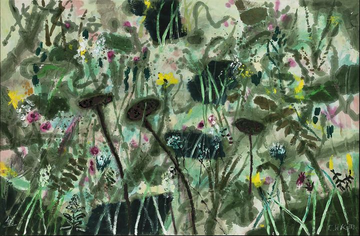 김종학, 〈잡초〉, 1989, 캔버스에 유채, 158×240cm, 서울시립미술관 소장 *재판매 및 DB 금지