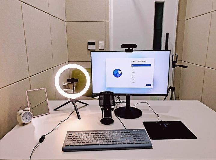[서울=뉴시스] 강북구 화상면접실. (사진=강북구 제공) 2026.04.14. *재판매 및 DB 금지