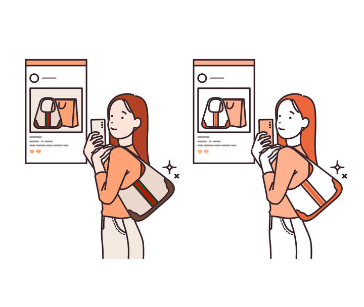 [서울=뉴시스] 명품 소비 관련 인식 조사에서 명품 소비 트렌드가 바뀐 것으로 드러났다. 과시적인 소비보다 개인 만족형 소비가 늘어났다는 분석이다. (사진=유토이미지) *재판매 및 DB 금지