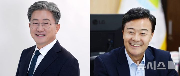 [의왕=뉴시스] 사진 왼쪽부터 정순욱, 김성제.(기호 순). 2026. 04.15. photo@newsis.com