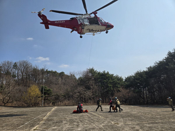 대구 119특수대응단, 팔공산 산악구조 훈련 *재판매 및 DB 금지