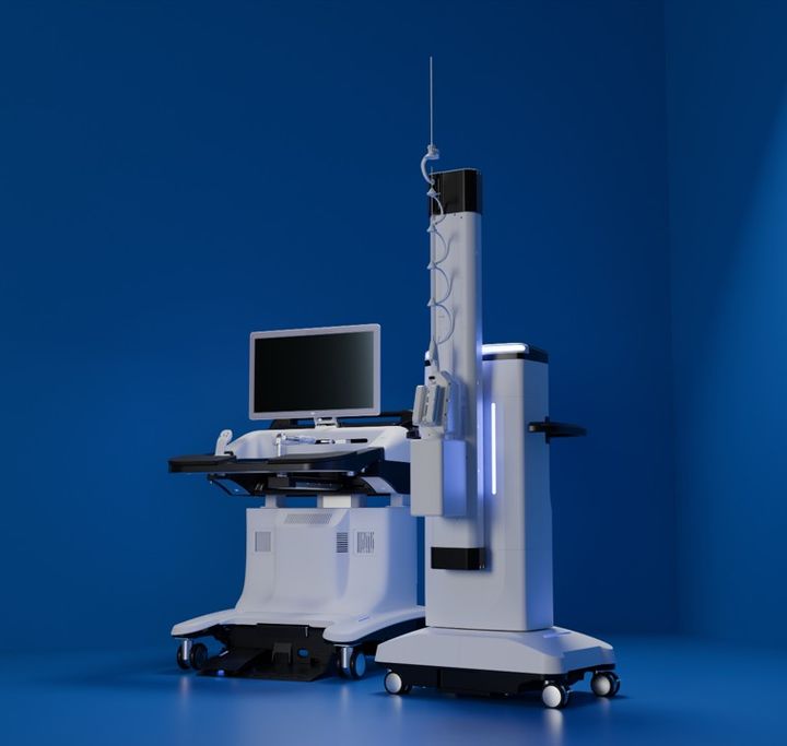 [서울=뉴시스] 수술로봇 플랫폼 기업 로엔서지컬은 제주중앙병원(이사장 문영순)에 자사의 AI 기반 신장결석 수술로봇 ‘자메닉스(Zamenix)’를 공급했다고 15일 밝혔다. (사진=로엔서지컬 제공) 2026.04.15. photo@newsis.com *재판매 및 DB 금지