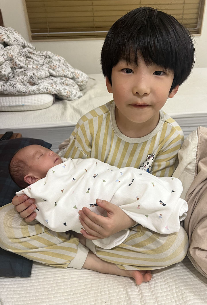 정선군 북평면 문곡리 김현동·장유진 부부의 신생아 모습.(사진=정선군 제공) *재판매 및 DB 금지