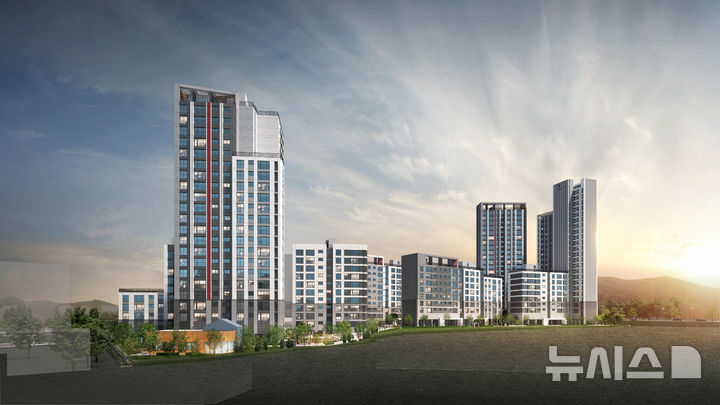 [서울=뉴시스] 한국토지주택공사(LH)가 올해 첫 공공분양에 나서는 인천가정2지구 B2블록 이미지 투시도. (자료= LH 제공) photo@newsis.com