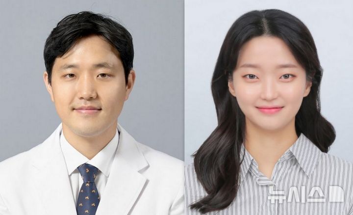 [서울=뉴시스] 왼쪽부터 윤초석 한양대학교병원 감염내과 교수, 이아람 진료지원간호사(PA). (사진= 한양대학교병원 제공)