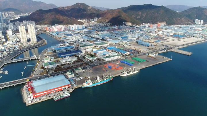 마산자유무역지역 국가산업단지 전경. *재판매 및 DB 금지