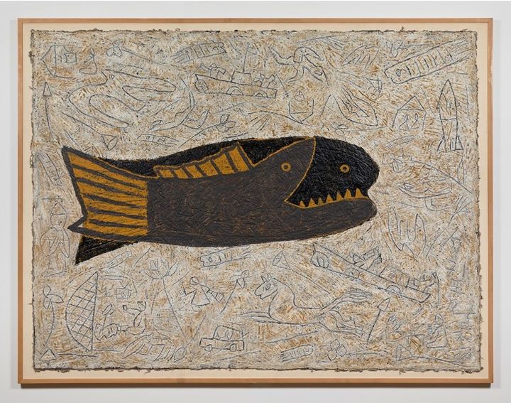 이왈종 Untitled 1990s Acrylic on fabric 200 x 262cm 78.7 x 103.1in *재판매 및 DB 금지