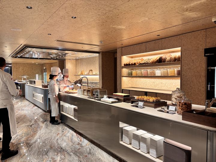 [인천=뉴시스] 신항섭 기자 = 15일 대한항공은 리뉴얼을 마친 프레스티지 서편 라운지를 공개했다. 2026.04.15. hangseob@newsis.com *재판매 및 DB 금지