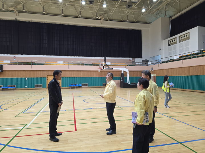 [진주=뉴시스]진주시, 전국생활체육대축전 대비 안전점검.(사진=진주시 제공).2026.04.15.photo@newsis.com *재판매 및 DB 금지
