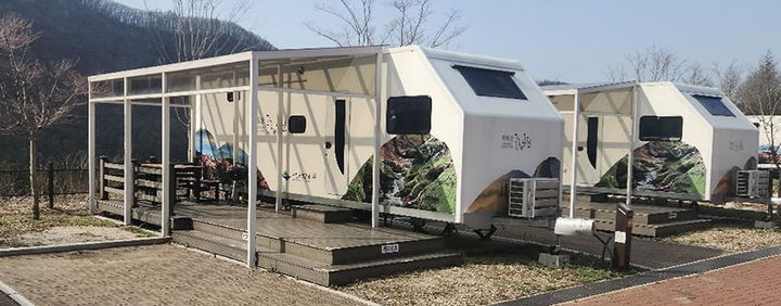 태백산국립공원 소도야영장 카라반.(사진=태백산국립공원 제공) *재판매 및 DB 금지