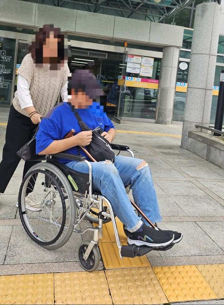 [구미=뉴시스] 장애인 긴급돌봄 서비스. (사진=구미시 제공) 2026.04.15 photo@newsis.com *재판매 및 DB 금지