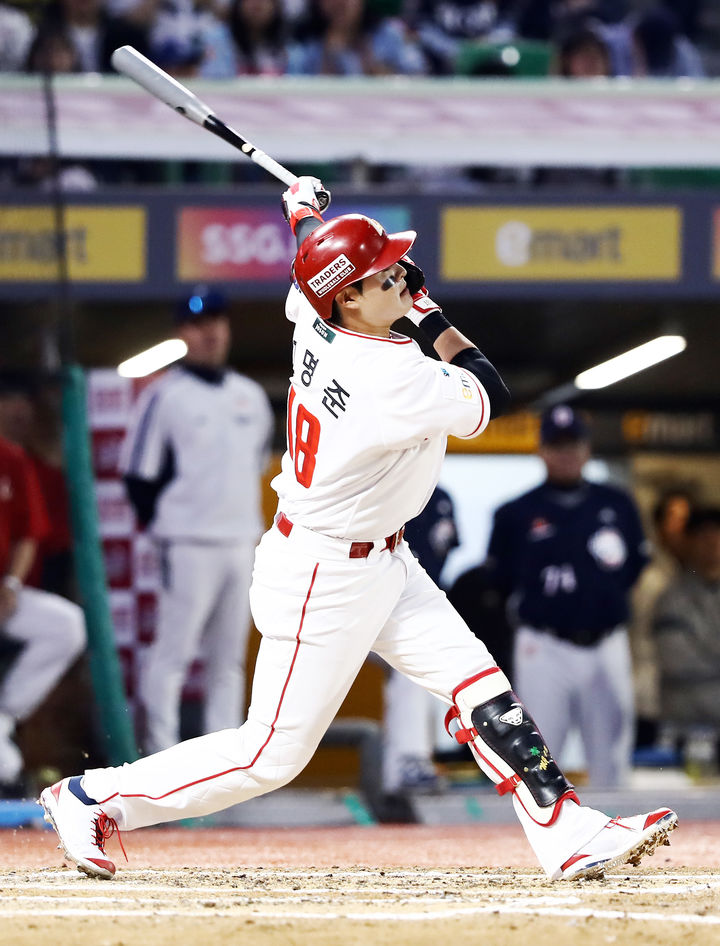 [서울=뉴시스] 프로야구 SSG 랜더스의 고명준. (사진 = SSG 랜더스 제공) *재판매 및 DB 금지