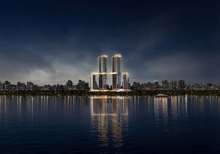 [서울=뉴시스] 신반포 19·25차 통합재건축 포스코이앤씨 투시도. (사진=포스코이앤씨 제공) 2026.04.16. photo@newsis.com *재판매 및 DB 금지