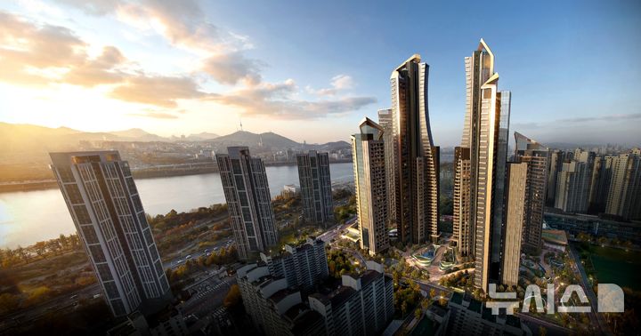 [서울=뉴시스] 래미안 일루체라 조감도.