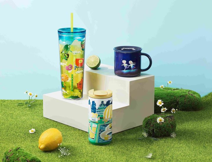 [서울=뉴시스] 스타벅스 코리아가 장애인의 날을 맞아 청년 장애인 작가들의 공모전 수상작으로 디자인한 굿즈를 출시한다.(사진=스타벅스 코리아) *재판매 및 DB 금지