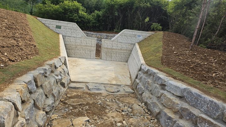 사방댐.(사진=정선군 제공) *재판매 및 DB 금지