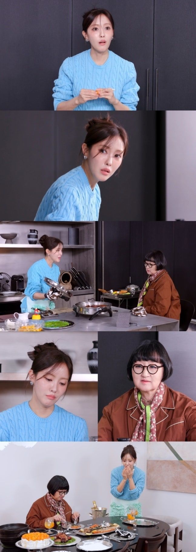 [서울=뉴시스] 가수 효민이 요식업 전문가 노희영를 집으로 초대했다. (사진=KBS) 2026.04.16. photo@newsis.com *재판매 및 DB 금지