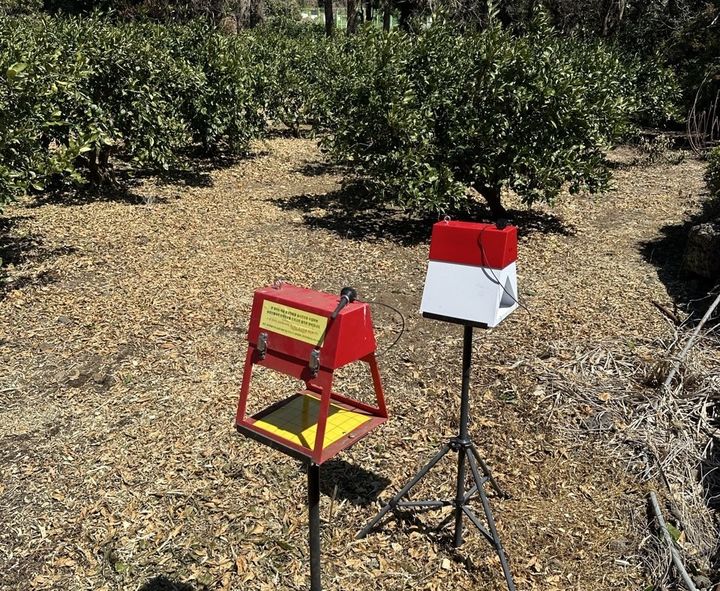 [제주=뉴시스] 제주도 농업기술원이 설치한 디지털 트랩. (사진=제주도 제공) 2026.04.16. photo@newsis.com&nbsp; *재판매 및 DB 금지