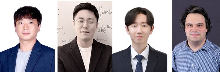 [서울=뉴시스] (왼쪽부터) 한양대 ERICA 김병현 교수, 고려대 김용주 교수, 김광수 박사, 독일 아헨공대 Matthew J. Wolf 박사. (사진=한양대 에리카 제공) 2026.04.16. photo@newsis.com *재판매 및 DB 금지