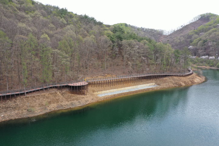 보은 궁저수지 둘레길(사진=보은군) *재판매 및 DB 금지
