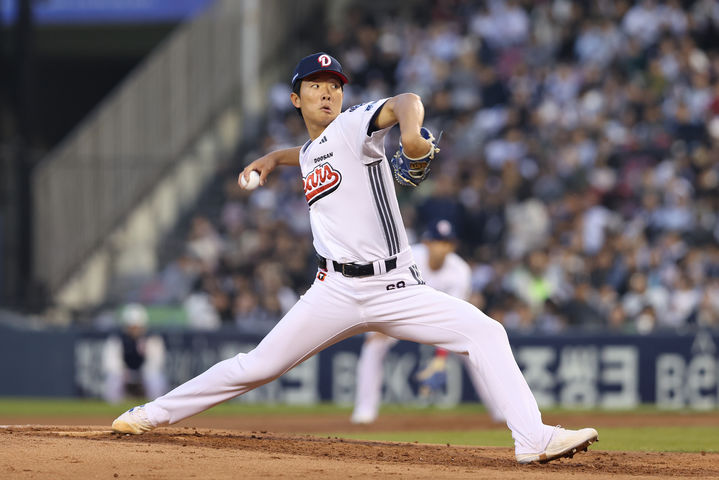 [서울=뉴시스] 프로야구 두산 베어스의 최민석. (사진 = 두산 베어스 제공) *재판매 및 DB 금지