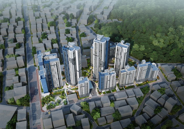 [서울=뉴시스]시흥4동 817번지 일대 모아타운 내 모아주택 사업 조감도. (사진=금천구 제공) 2026.04.16. photo@newsis.com *재판매 및 DB 금지