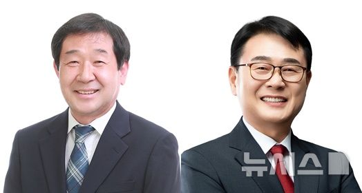 [증평=뉴시스] 더불어민주당 이재영(왼쪽) 증평군수, 국민의힘 이민표 충북도당 부위원장. (사진=뉴시스 DB). photo@newsis.com *재판매 및 DB 금지