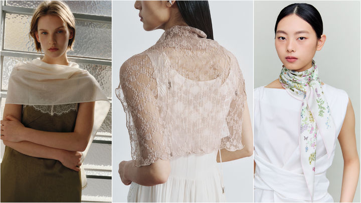 [서울=뉴시스] LF의 질스튜어트뉴욕 액세서리, 헤지스 액세서리, 닥스 액세서리 스카프 제품 (사진=LF 제공) 2026.04.17. photo@newsis.com *재판매 및 DB 금지