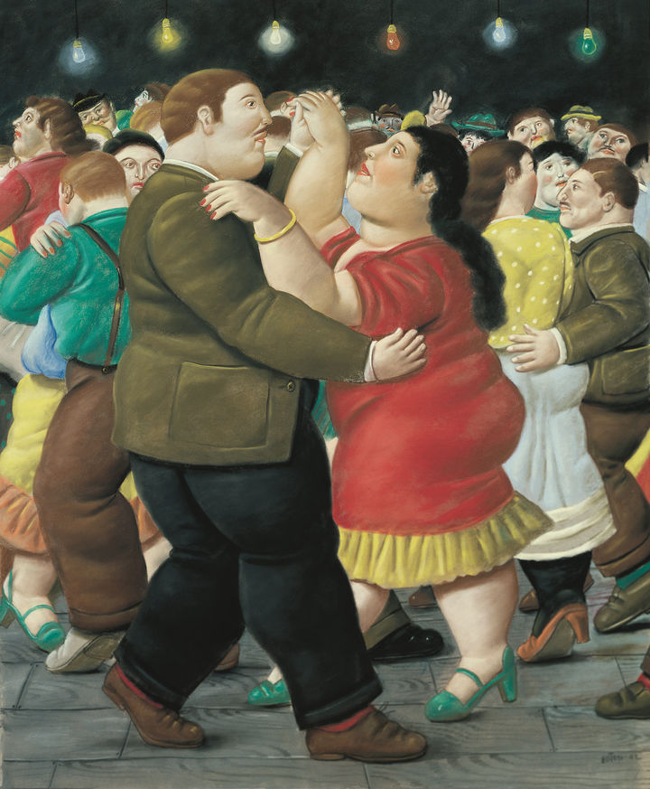 댄서들 Fernando Botero Dancers, 2002 Pastel on paper, 142 x 118cm © Fernando Botero Foundation *재판매 및 DB 금지