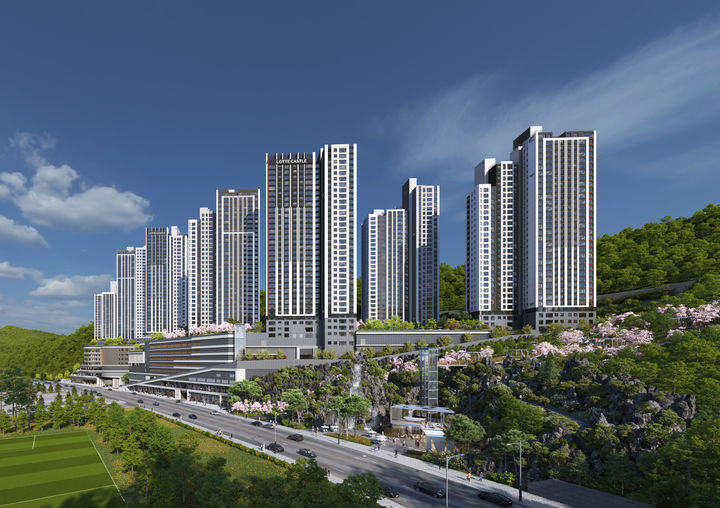 [서울=뉴시스] 롯데건설이 17일 경기도 광주시 양벌동 일원에 건립되는 ‘경기광주역 롯데캐슬 시그니처 1단지’ 전경. 2026.04.17. (사진=롯데건설 제공) photo@newsis.com *재판매 및 DB 금지